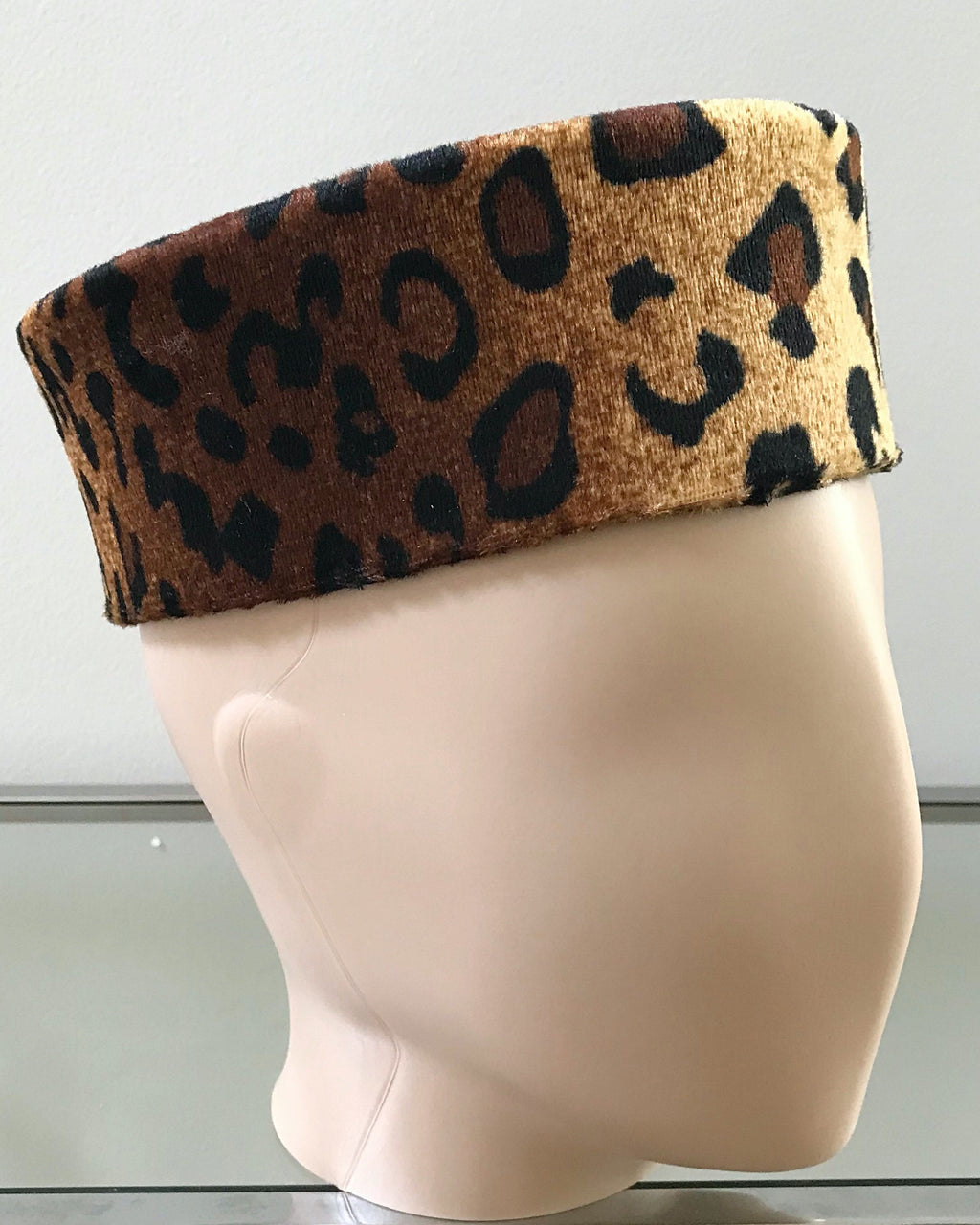 Cheetah Print African Kufi Hat for Men