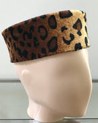 Cheetah Print African Kufi Hat for Men