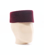 Bordeaux Velvet African Kufi Hat for Men