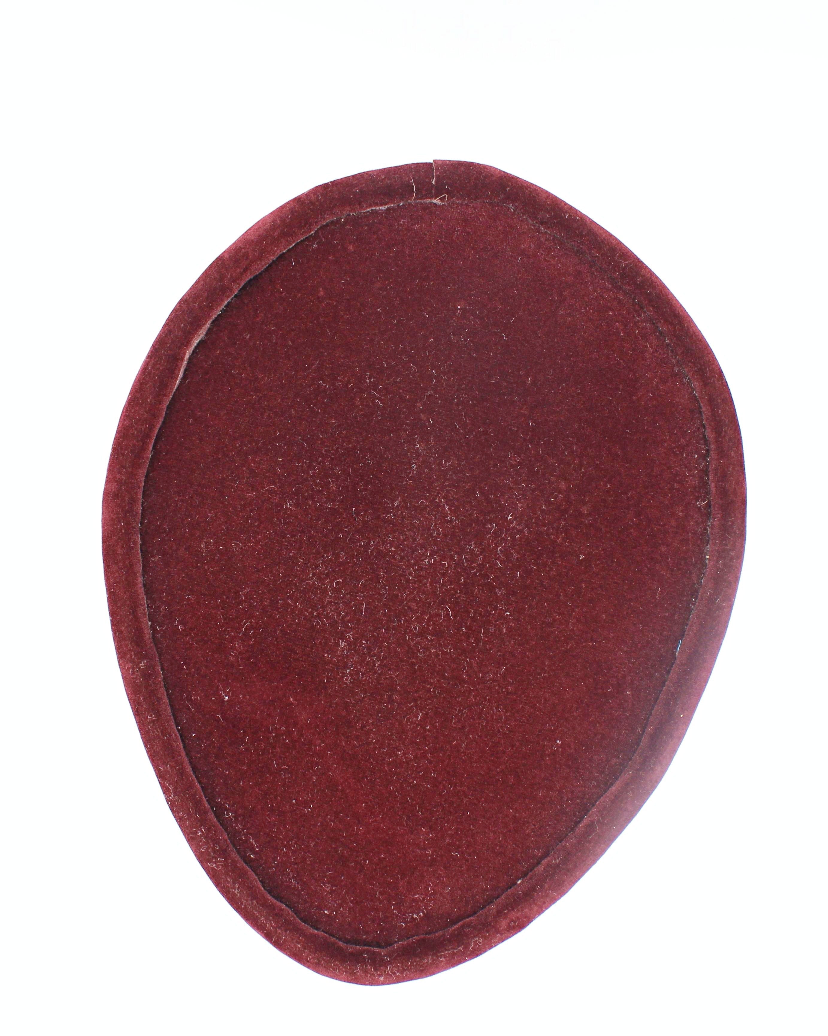 Bordeaux Velvet African Kufi Hat for Men