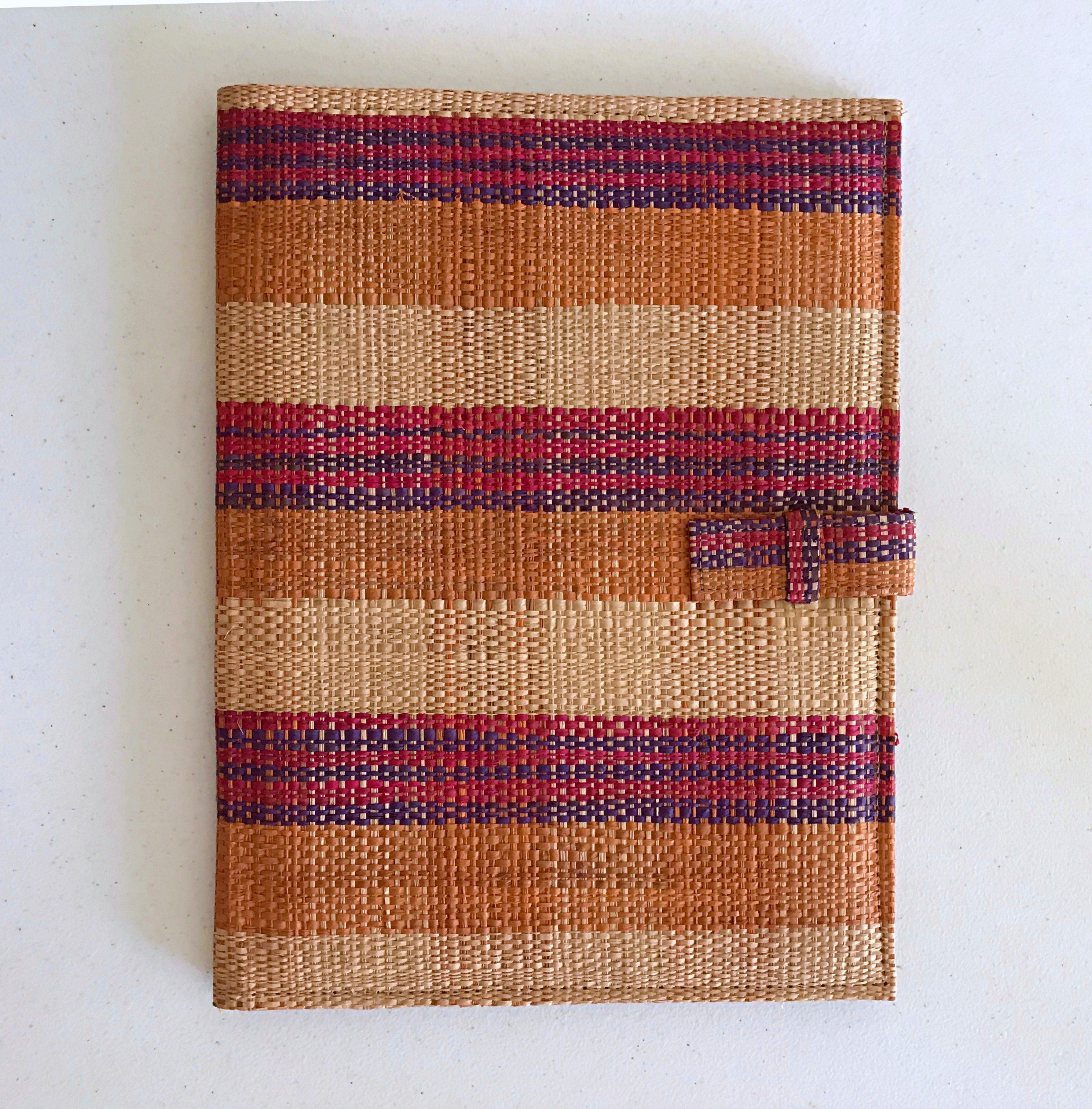 African Handmade Document Holders / Portfolio Computer Case (Design/Color Varies)