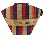 African Handmade Raffia Fibers Basket Handbag