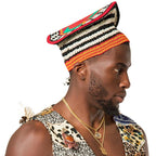 Toghu Bamenda Handwoven Traditional Attire Hat
