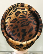 Cheetah Print African Kufi Hat for Men
