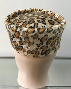 Leopard Velvet Hat for Men