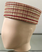 Straw Print  African Kufi Hat for Men