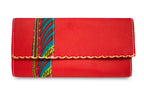 Ayana African Print Purse Wallet (Red)