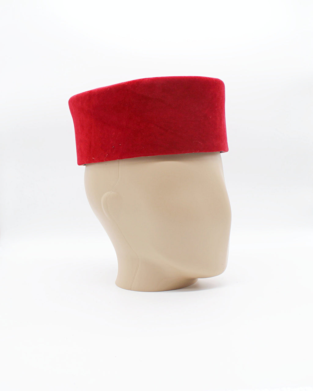 Red Velvet Hat for Men